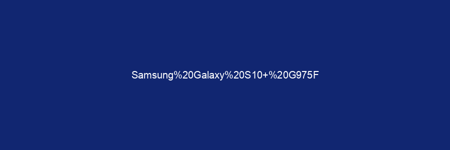 Samsung Galaxy S10+ G975F